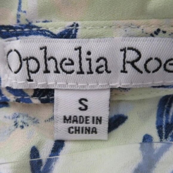 Ophelia Roe Flower Button Down Sleeveless Top Small - NEW - Picture 2 of 2